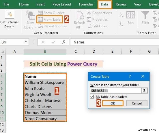 【保存版】Excelでセルを2つに分割する5つの便利な方法