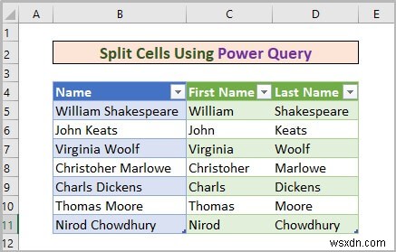 【保存版】Excelでセルを2つに分割する5つの便利な方法