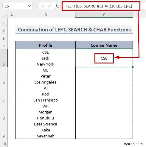 Excelの数式で区切り文字を基準にセルを分割する8つの方法