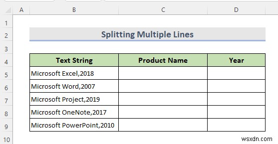 【Excel】1つの列を複数の列に分割する7つの簡単な方法を徹底解説