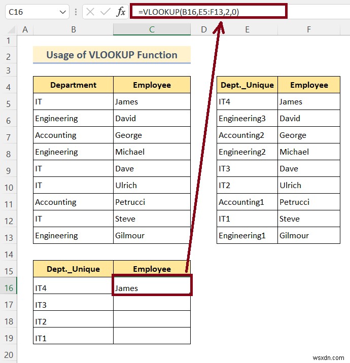 ExcelのVLOOKUP関数で複数の値を返す8つの方法【関数・フィルター活用】