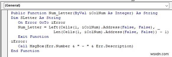 Excel VBAで列番号を列文字に変換する3つの方法