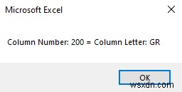 Excel VBAで列番号を列文字に変換する3つの方法