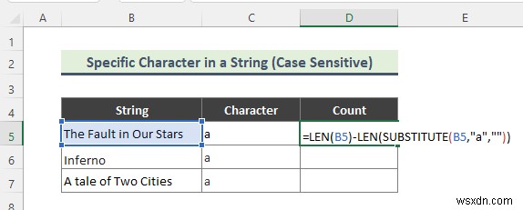 【Excel】文字列内の文字・単語の出現回数をカウントする5つの方法