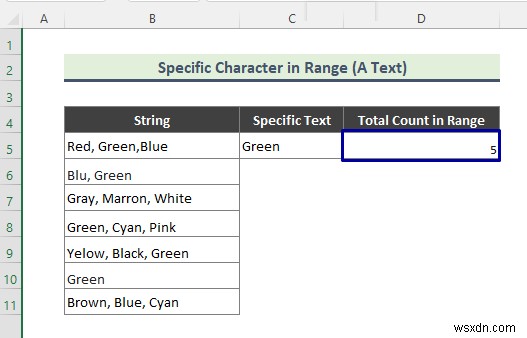 【Excel】文字列内の文字・単語の出現回数をカウントする5つの方法