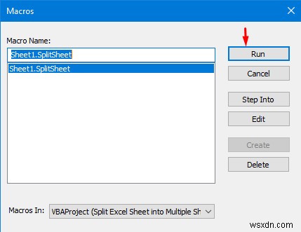 【Excel VBA】シートを行単位で複数のシートに自動分割する方法