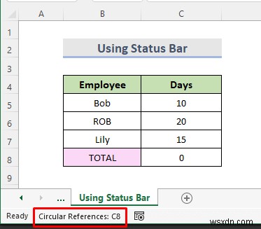 Excelで循環参照を見つける方法|初心者でもできる2つの簡単なテクニック
