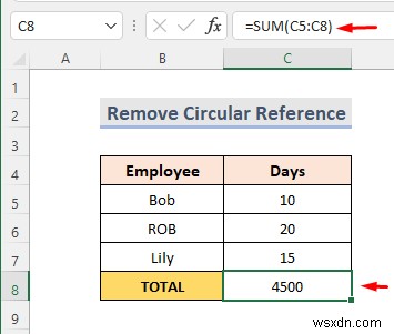 Excelで循環参照を見つける方法|初心者でもできる2つの簡単なテクニック