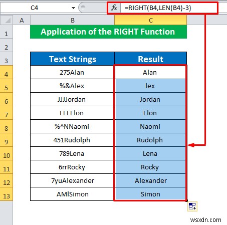 Excelで先頭3文字を削除する4つの方法｜RIGHT・REPLACE・MID関数とVBA