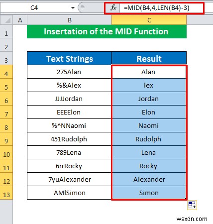 Excelで先頭3文字を削除する4つの方法｜RIGHT・REPLACE・MID関数とVBA