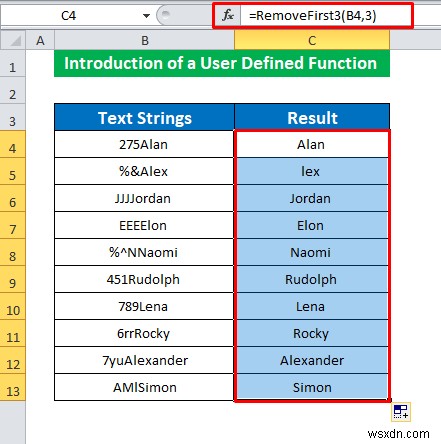Excelで先頭3文字を削除する4つの方法｜RIGHT・REPLACE・MID関数とVBA