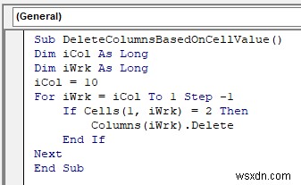 Excelで条件に基づいて列を削除するVBAマクロ|8つの実例で徹底解説