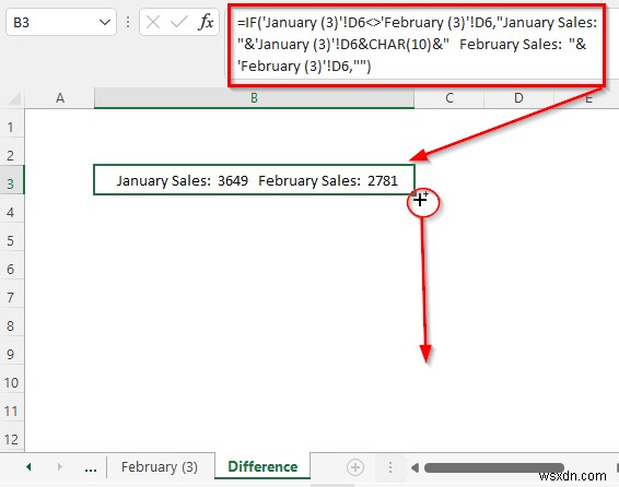 Excelで2つのシートを比較して差分を強調表示する7つの方法