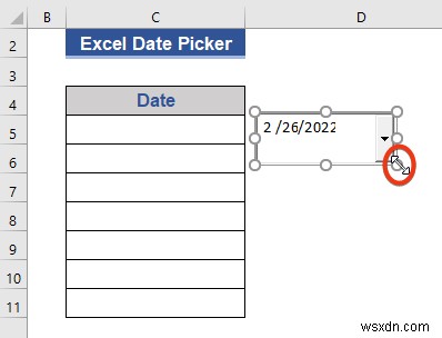 Excelで列全体に日付ピッカーを設定する方法【VBAマクロ活用】