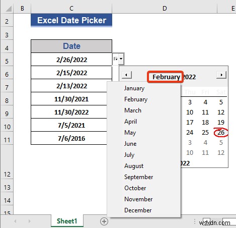 Excelで列全体に日付ピッカーを設定する方法【VBAマクロ活用】