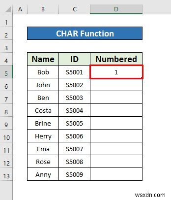 Excelで番号付きリストを作成する8つの方法【ショートカットからVBAまで】
