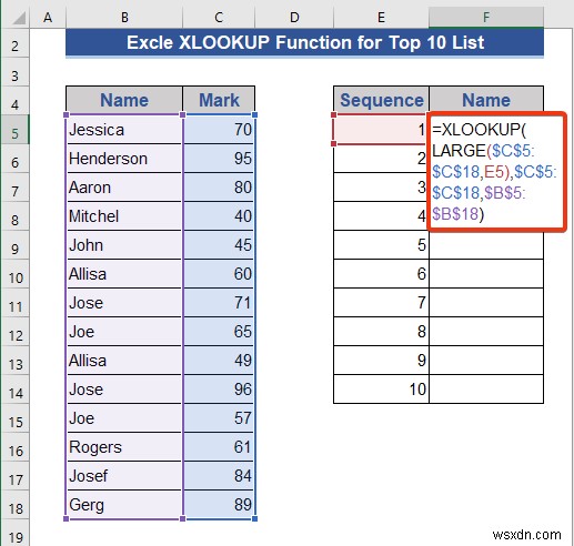Excelで動的なトップ10リストを作成する8つの方法