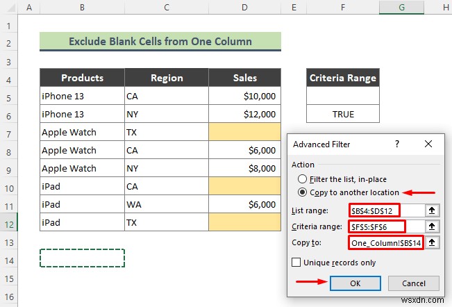 【Excel】高度なフィルタで空白セルを除外する3つの簡単なテクニック