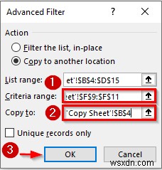 Excelの詳細フィルターでデータを別のシートにコピーする2つの方法