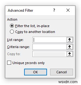 【Excel】フィルターオプション(高度なフィルタ)で抽出結果を別の場所にコピーする方法