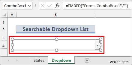 Excelで検索可能なドロップダウンリストを作成する2つの方法【数式・VBA】