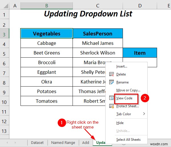 Excel VBAでデータの入力規則リストに名前付き範囲を活用する4つの方法