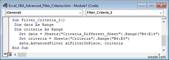 Excel VBAで詳細フィルターの条件を使う方法|実例6選
