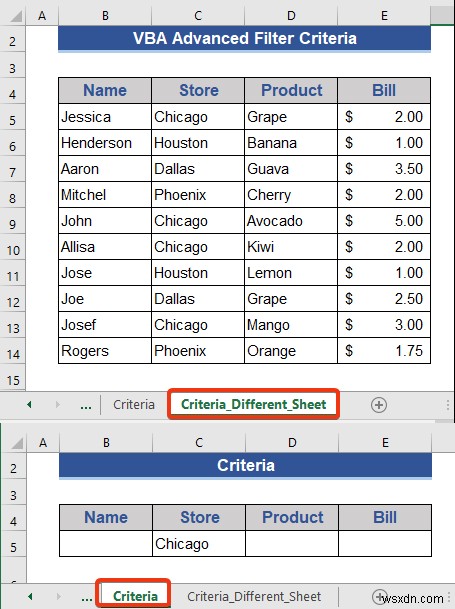 Excel VBAで詳細フィルターの条件を使う方法|実例6選