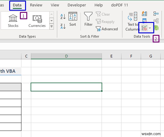 Excel VBAでドロップダウンリストから値を選択する2つの方法