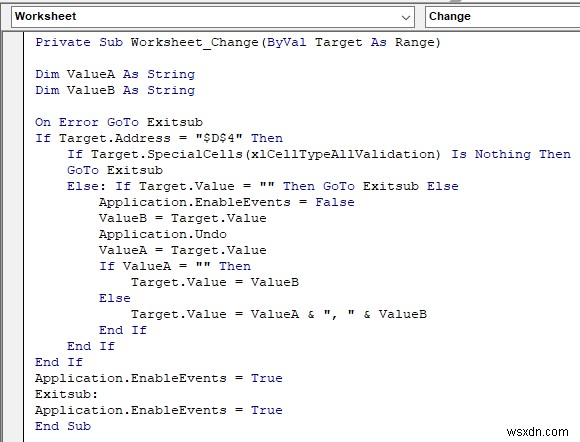 Excel VBAでドロップダウンリストから値を選択する2つの方法