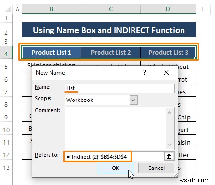 Excelでスペースを含む連動ドロップダウンリストを作成する2つの簡単な方法