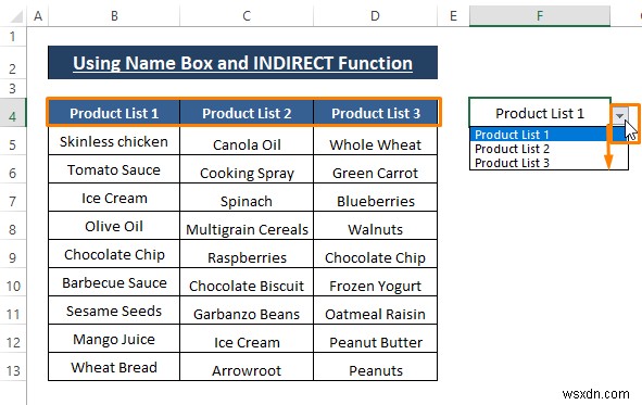 Excelでスペースを含む連動ドロップダウンリストを作成する2つの簡単な方法