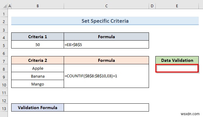 【保存版】Excelの1つのセルに複数のデータの入力規則を適用する方法(3つの実例)