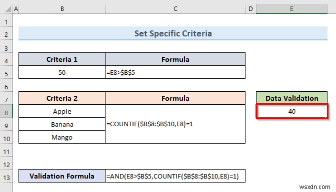 【保存版】Excelの1つのセルに複数のデータの入力規則を適用する方法(3つの実例)