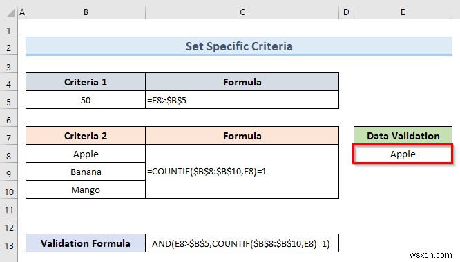 【保存版】Excelの1つのセルに複数のデータの入力規則を適用する方法(3つの実例)