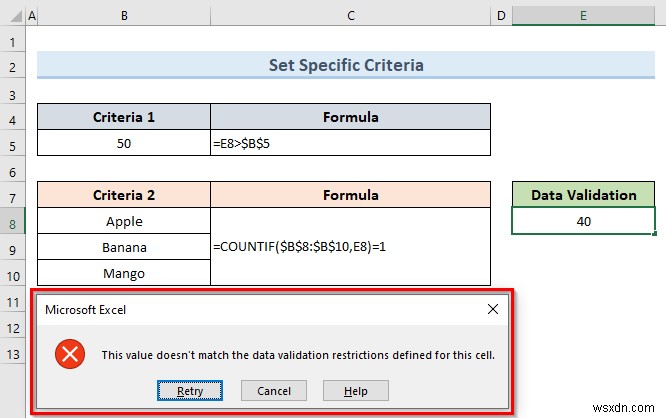 【保存版】Excelの1つのセルに複数のデータの入力規則を適用する方法(3つの実例)