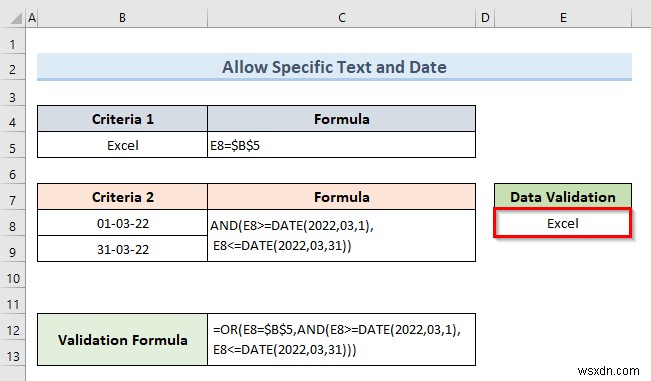 【保存版】Excelの1つのセルに複数のデータの入力規則を適用する方法(3つの実例)