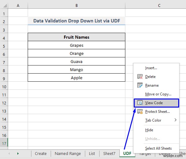 【Excel VBA】データの入力規則でドロップダウンリストを作成・活用する7つの方法