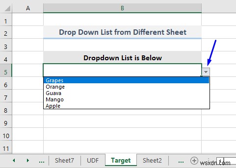 【Excel VBA】データの入力規則でドロップダウンリストを作成・活用する7つの方法