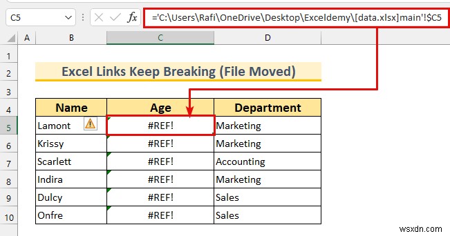 Excelのリンクが切れ続ける原因とは?3つの理由と解決策を徹底解説