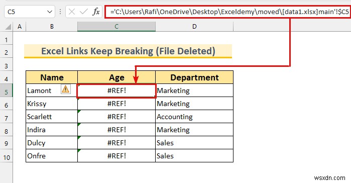 Excelのリンクが切れ続ける原因とは?3つの理由と解決策を徹底解説