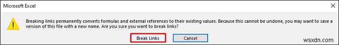 【解決】Excelの「リンクの自動更新が無効にされました」警告を消す方法