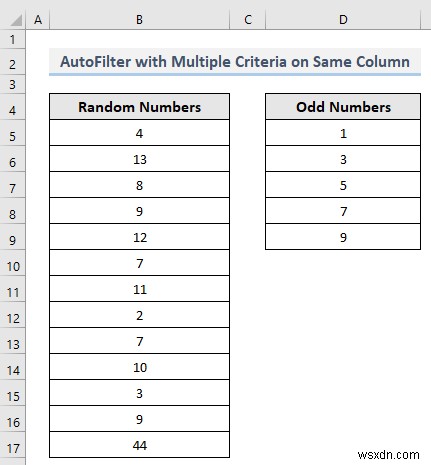 Excel VBAで同じフィールド(列)に複数の条件を指定してオートフィルターする4つの方法