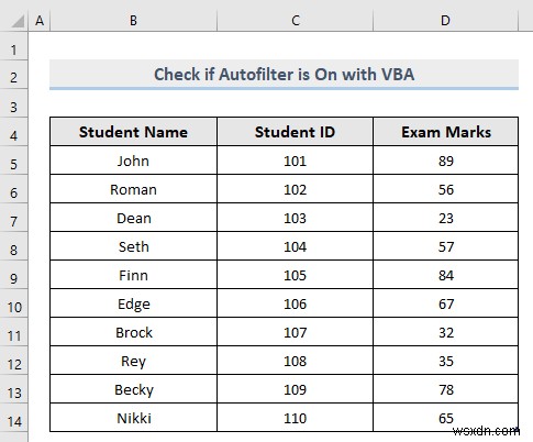 Excel VBAでオートフィルタがオンになっているか確認する4つの簡単な方法