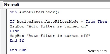 Excel VBAでオートフィルタがオンになっているか確認する4つの簡単な方法