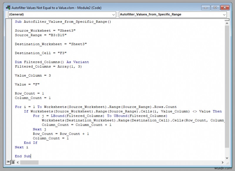 【Excel VBA】特定の値以外のデータを抽出する2つの方法|ワークシート全体・範囲指定に対応