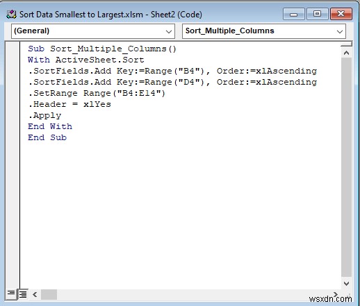 【Excel VBA】オートフィルタでデータを昇順（最小→最大）に並べ替える3つの方法