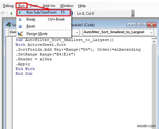 【Excel VBA】オートフィルタでデータを昇順（最小→最大）に並べ替える3つの方法