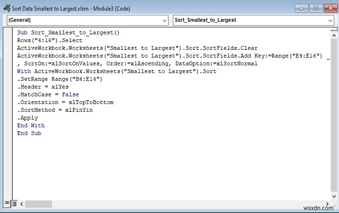【Excel VBA】オートフィルタでデータを昇順（最小→最大）に並べ替える3つの方法