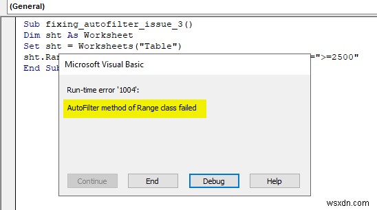 【解決策】Excel VBAで「RangeクラスのAutoFilterメソッドが失敗しました」エラーが出る原因と5つの修正方法
